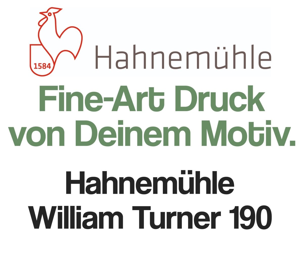 Fine-Art Druck auf Hahnemühle William Turner 190 - artidomo