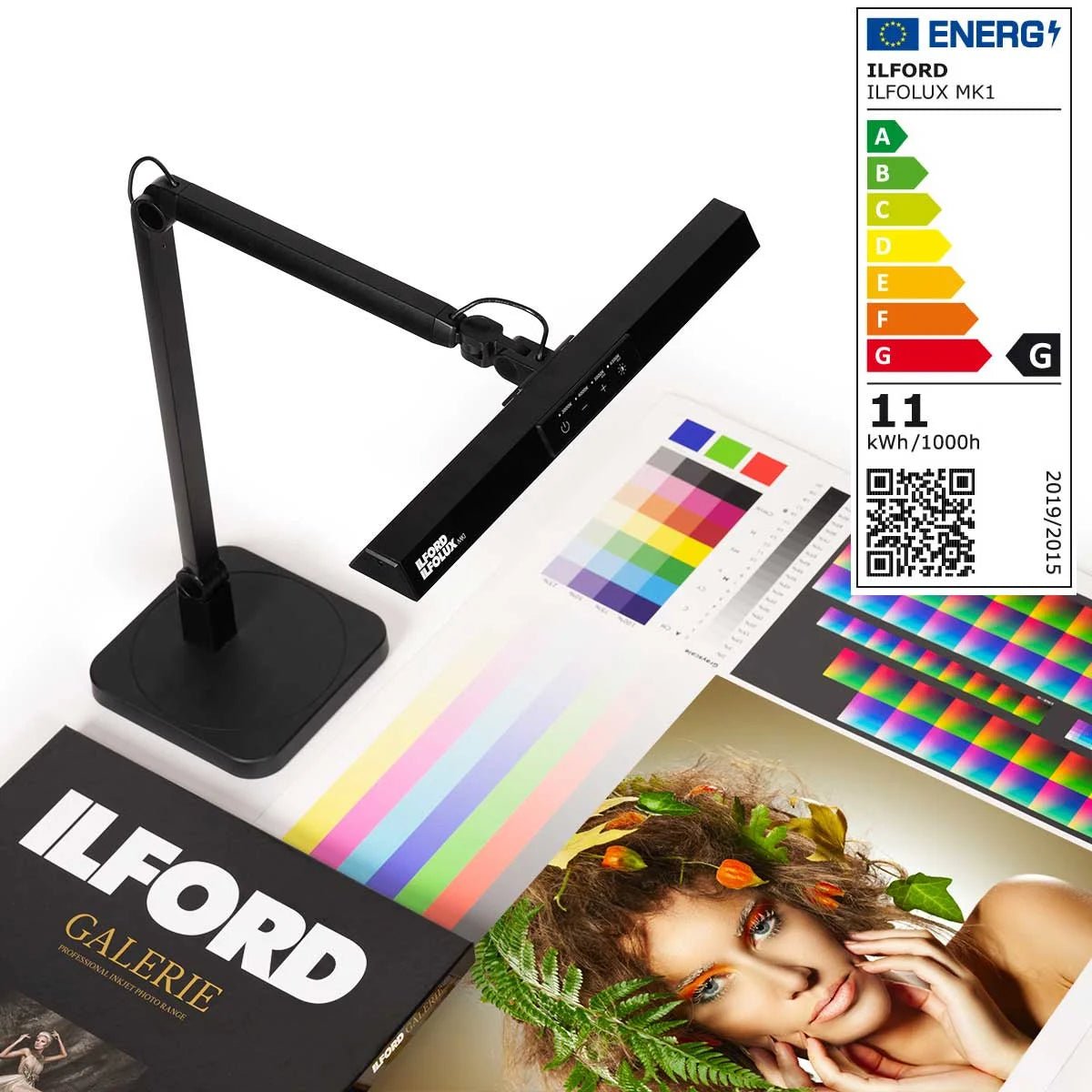 Ilford Ilfolux Normlichtlampe MKI für farbrichtige Beurteilung von Fotos - artidomo