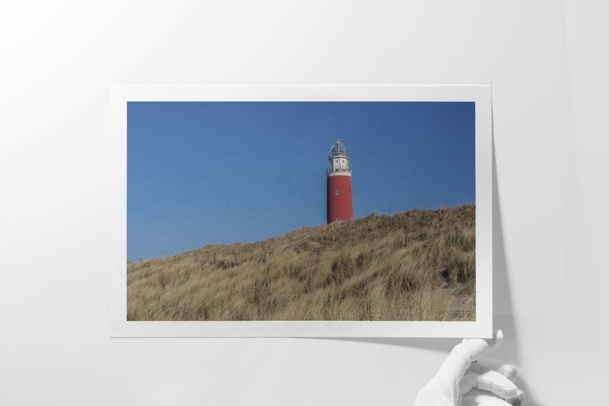 Kunstdruck mit Texel-Motiv: Texel Leuchtturm - artidomo