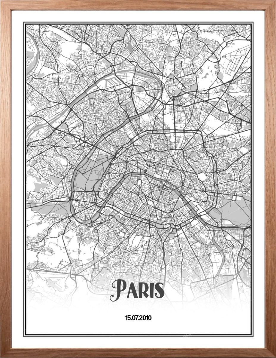 City Map Poster - artidomo