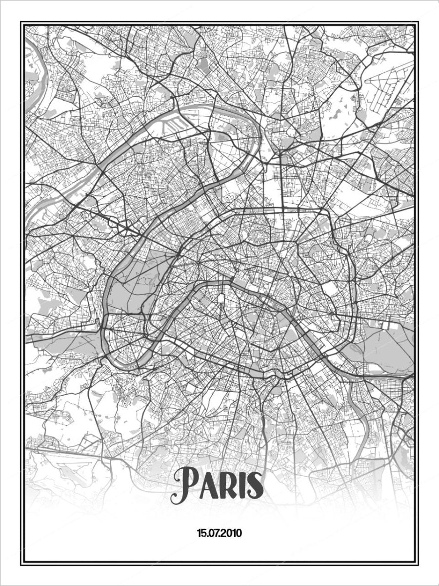 City Map Poster - artidomo