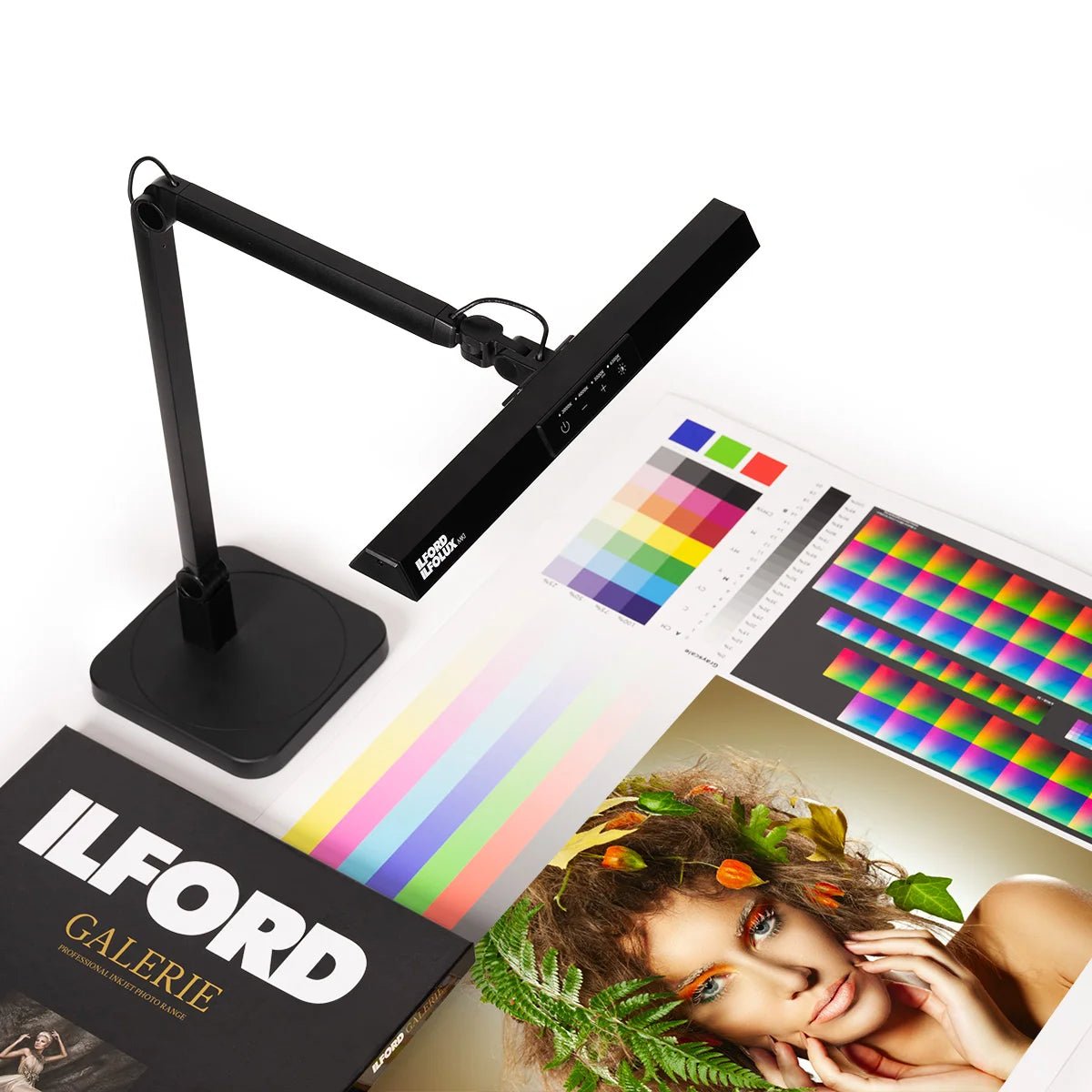 Ilford Ilfolux Normlichtlampe MKI für farbrichtige Beurteilung von Fotos - artidomo