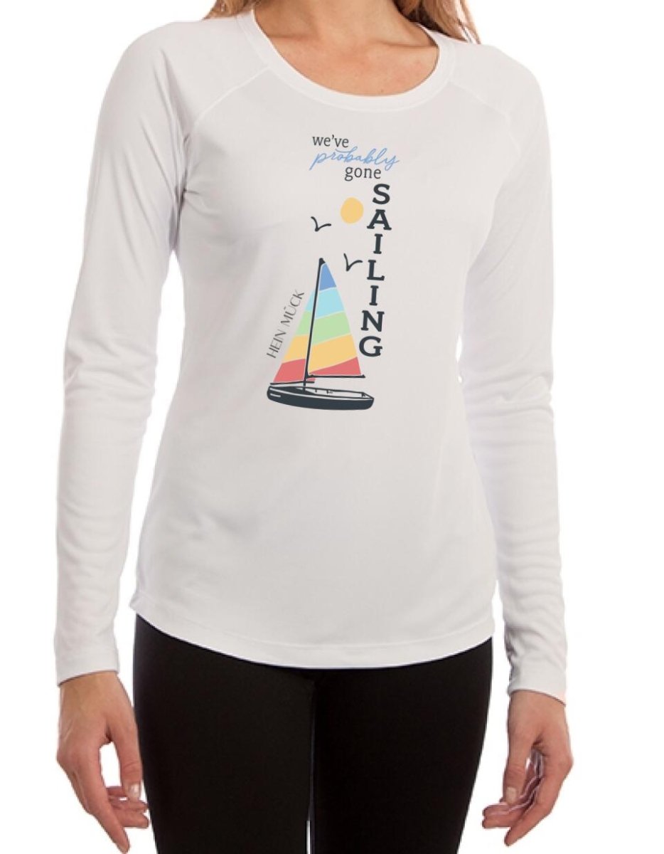 SolarShirt UV50+ Sonnenschutz T-Shirt Segelschiff "ich bin dann mal segeln" - artidomo
