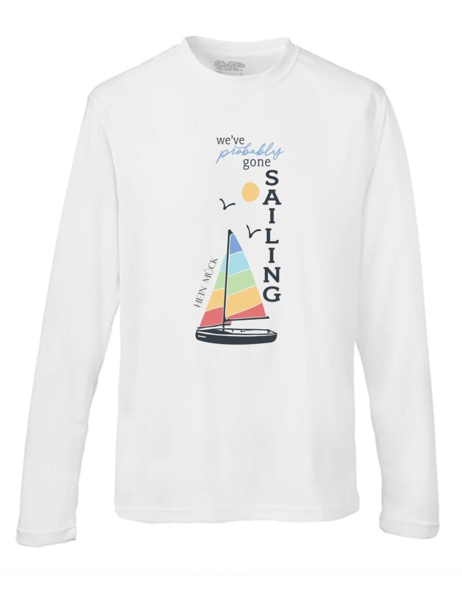 SolarShirt UV50+ Sonnenschutz T-Shirt Segelschiff "ich bin dann mal segeln" - artidomo